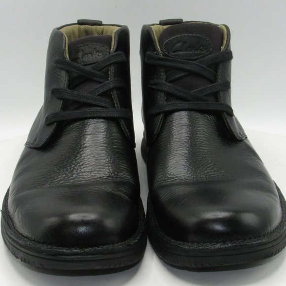 Clarks Senner Ave Size 11.5 M Black Boots C3B B9 main image 5